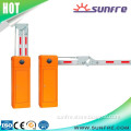 Orange fence type traffic safety barriers, automatic control gates